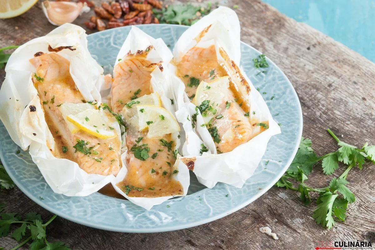 Papelotes de salmão