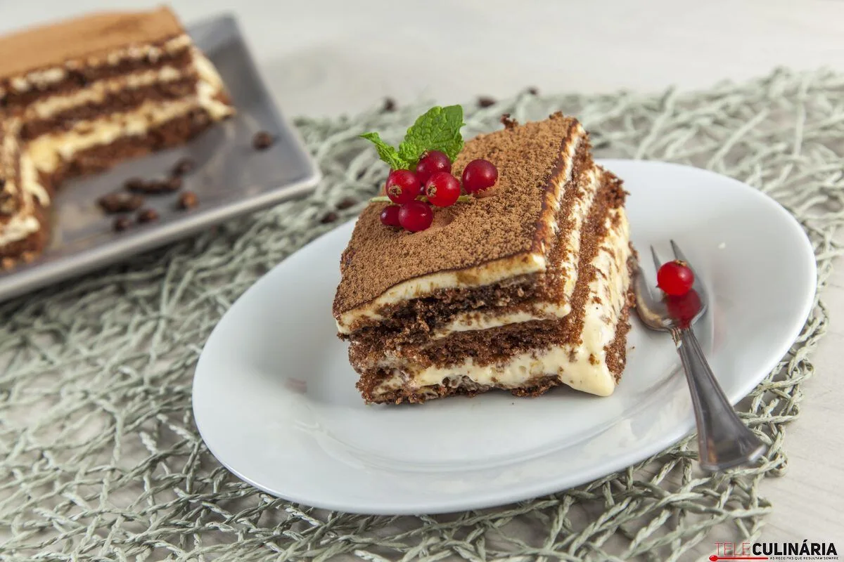 Receita de bolo tiramisu