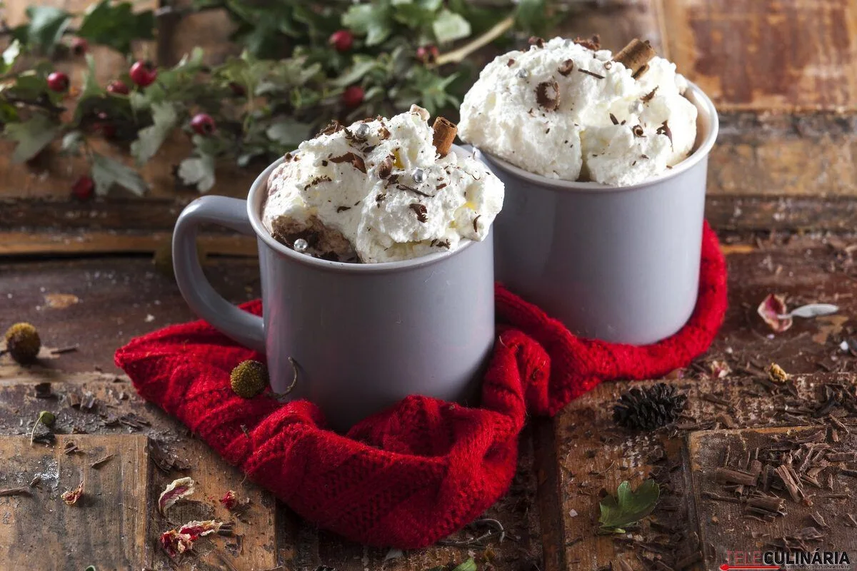 Chocolate quente com especiarias