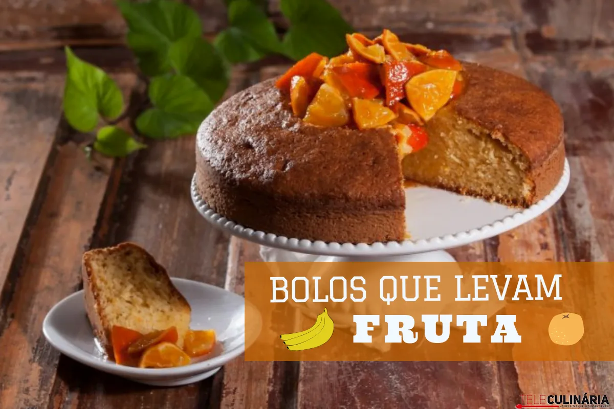 Bolos fáceis de fruta