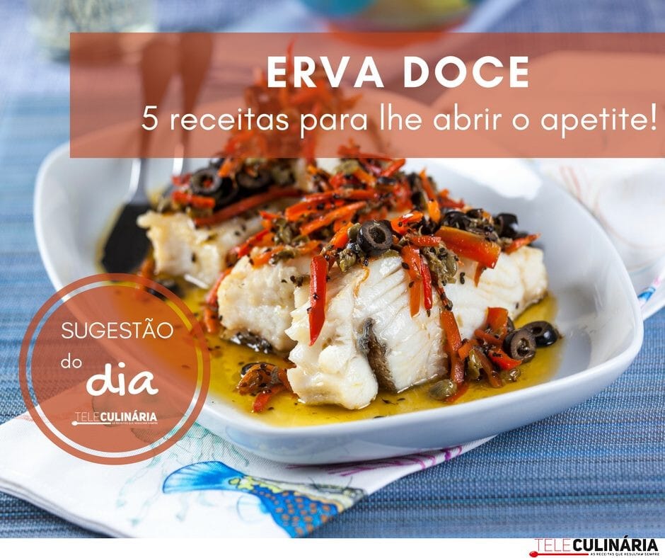 5 receitas com erva doce