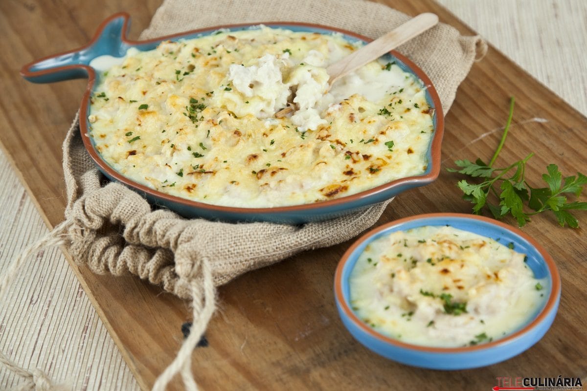 gratinado de peixe