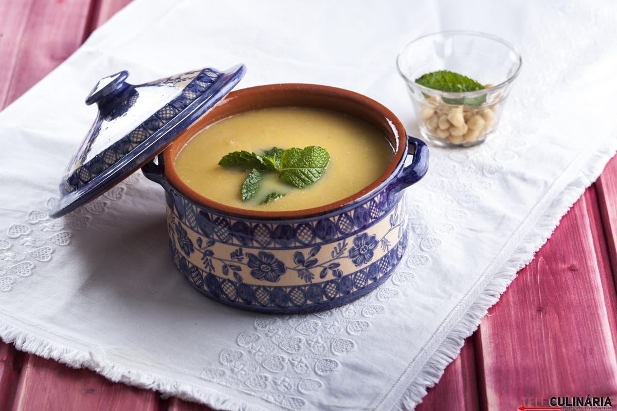 Receita de sopa de grão
