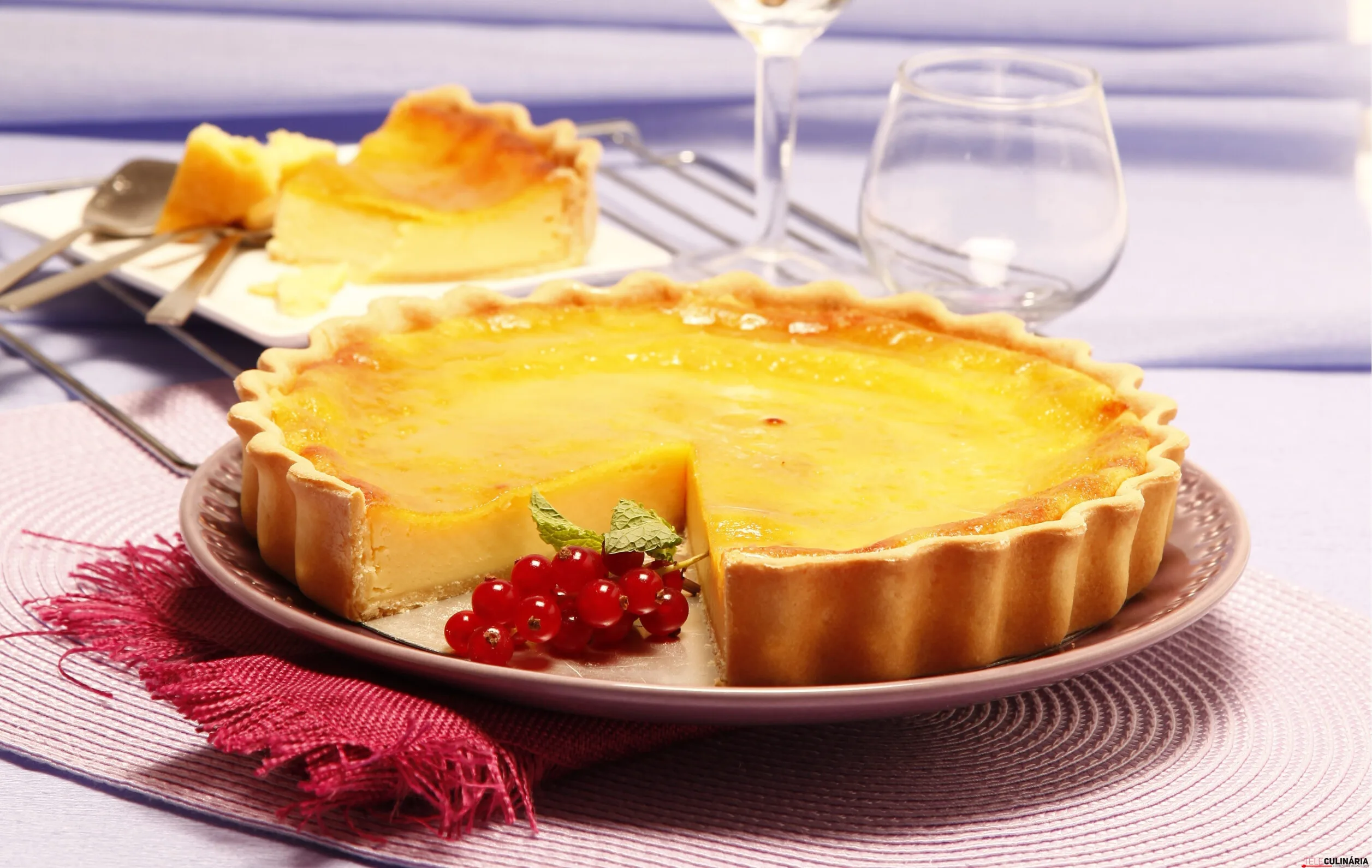 Receita de tarte de pastel de nata