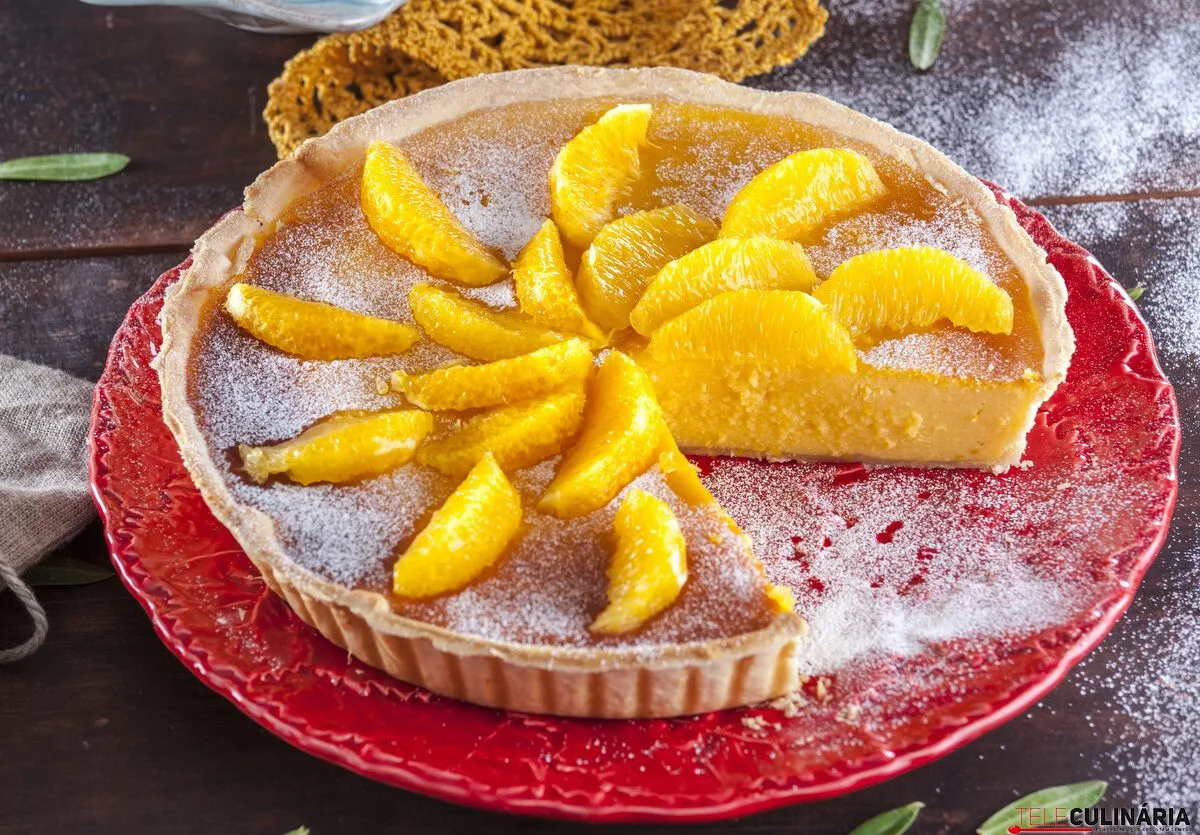 Receita de tarte de laranja