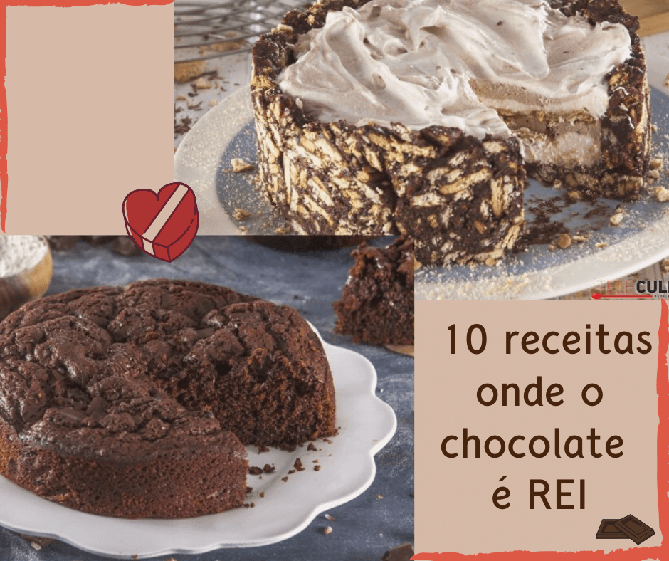 10 sobremesas onde o chocolate é Rei