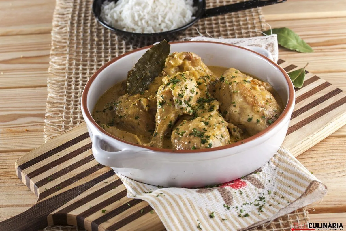 Receita de fricassé de frango