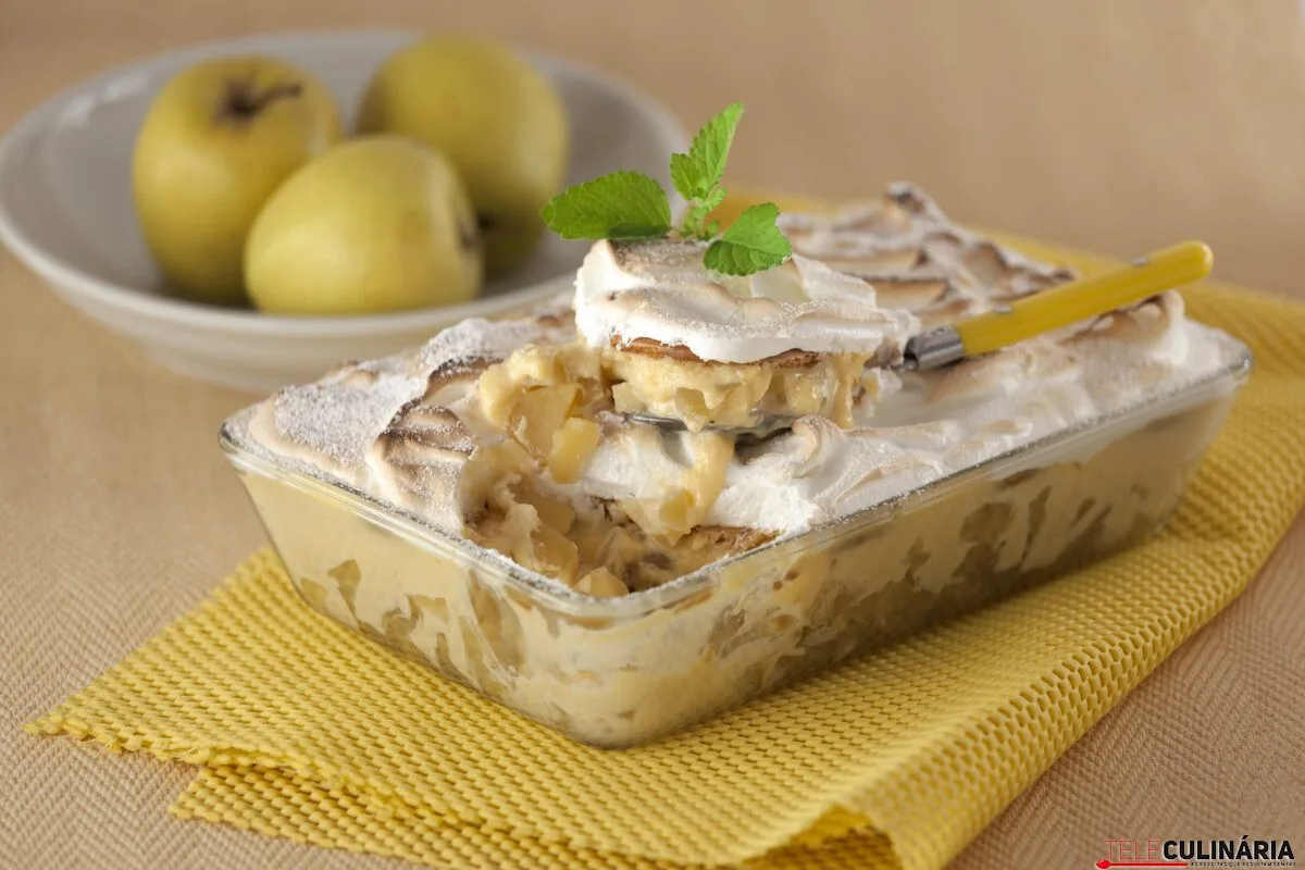 Delícia de maçã gratinada