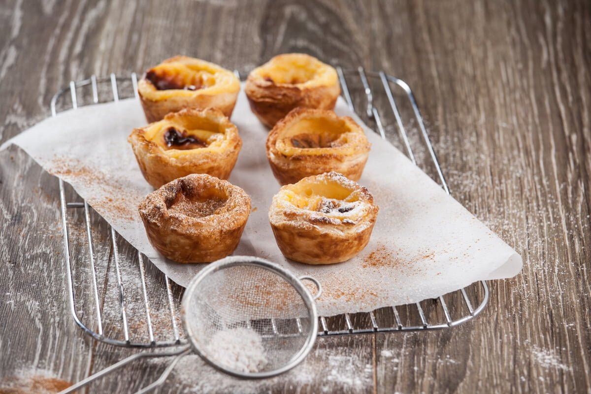 Receita de pastéis de nata