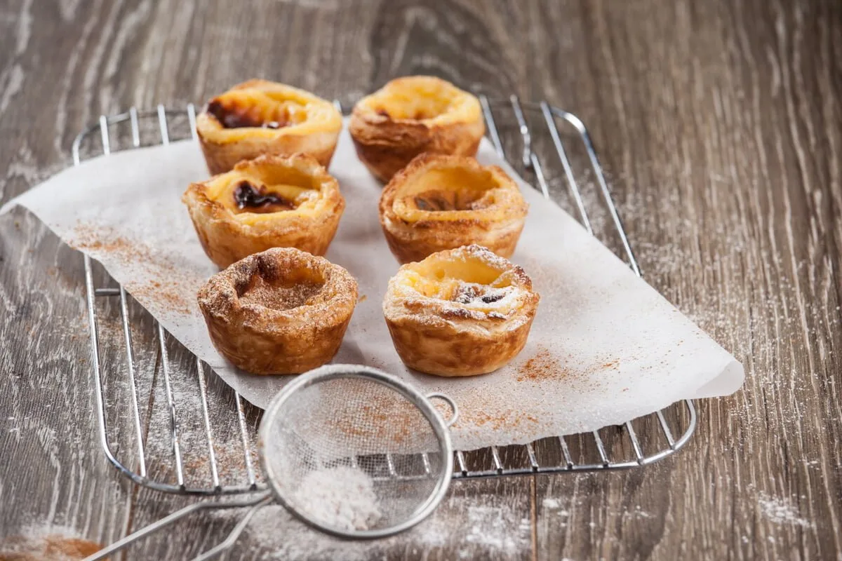Receita de pastéis de nata