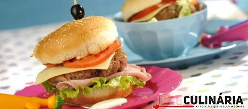 Hambúrgueres caseiros