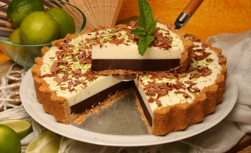 Frio de chocolate e limão