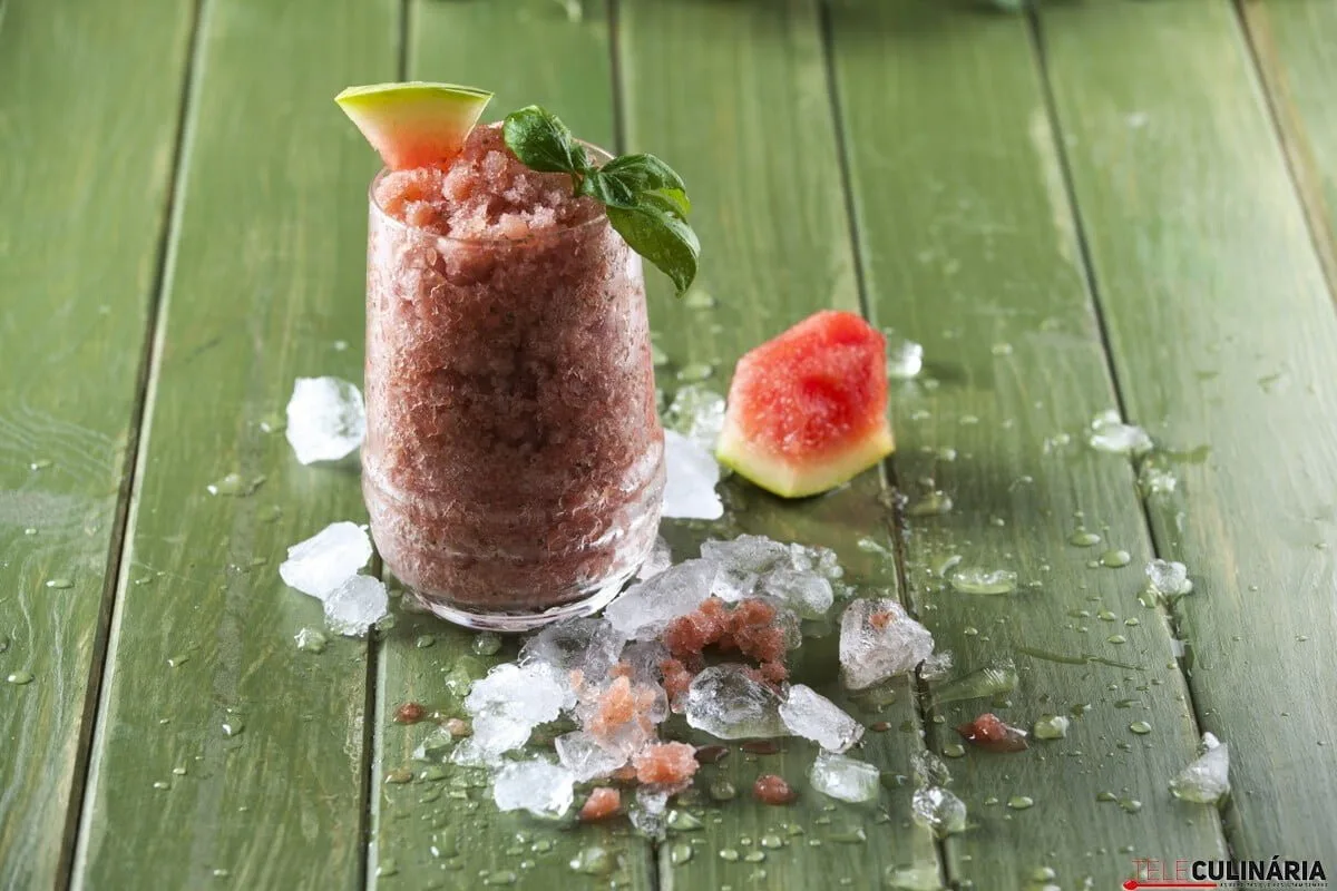 Granizado de melancia Bebida