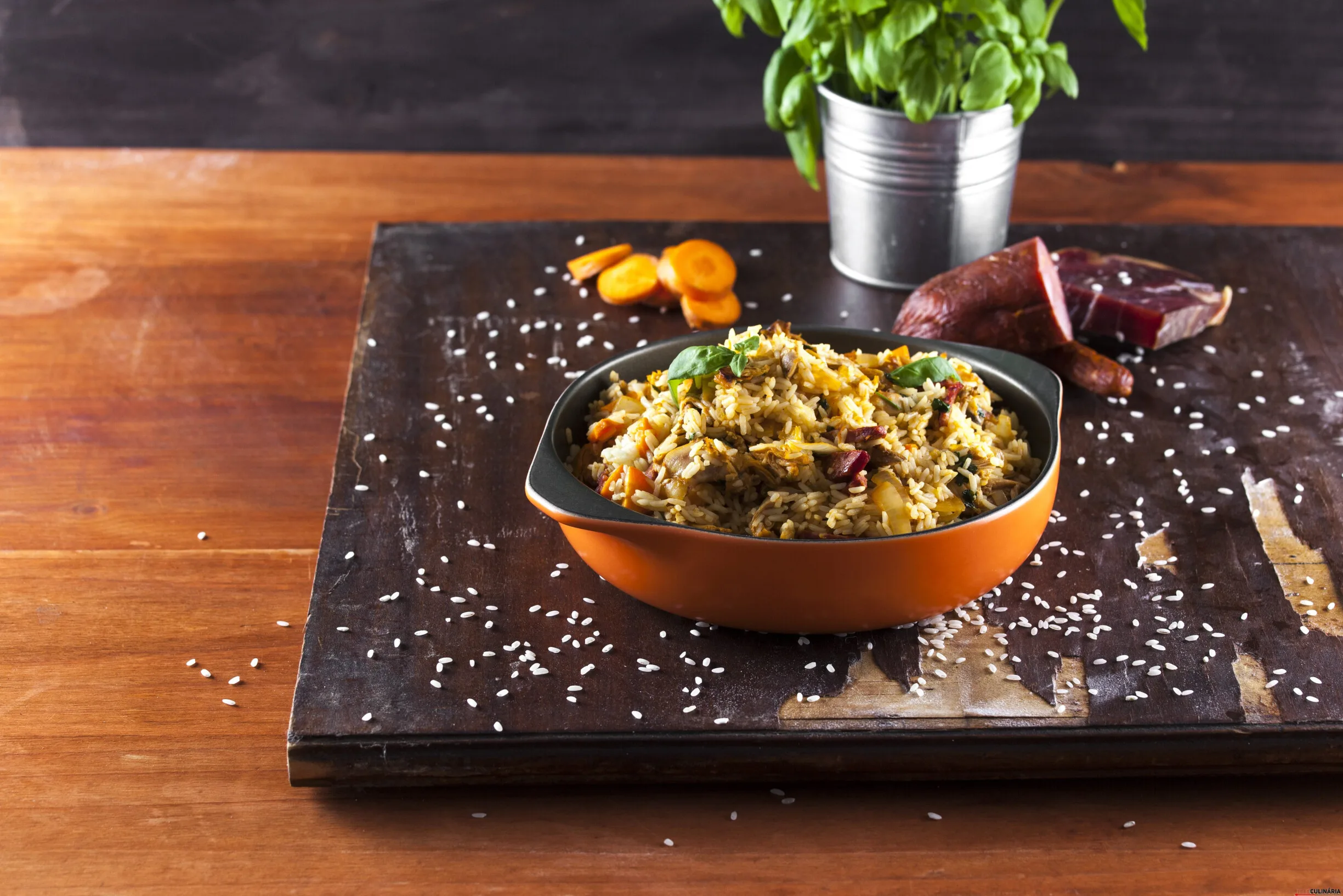 Receita de arroz de frango