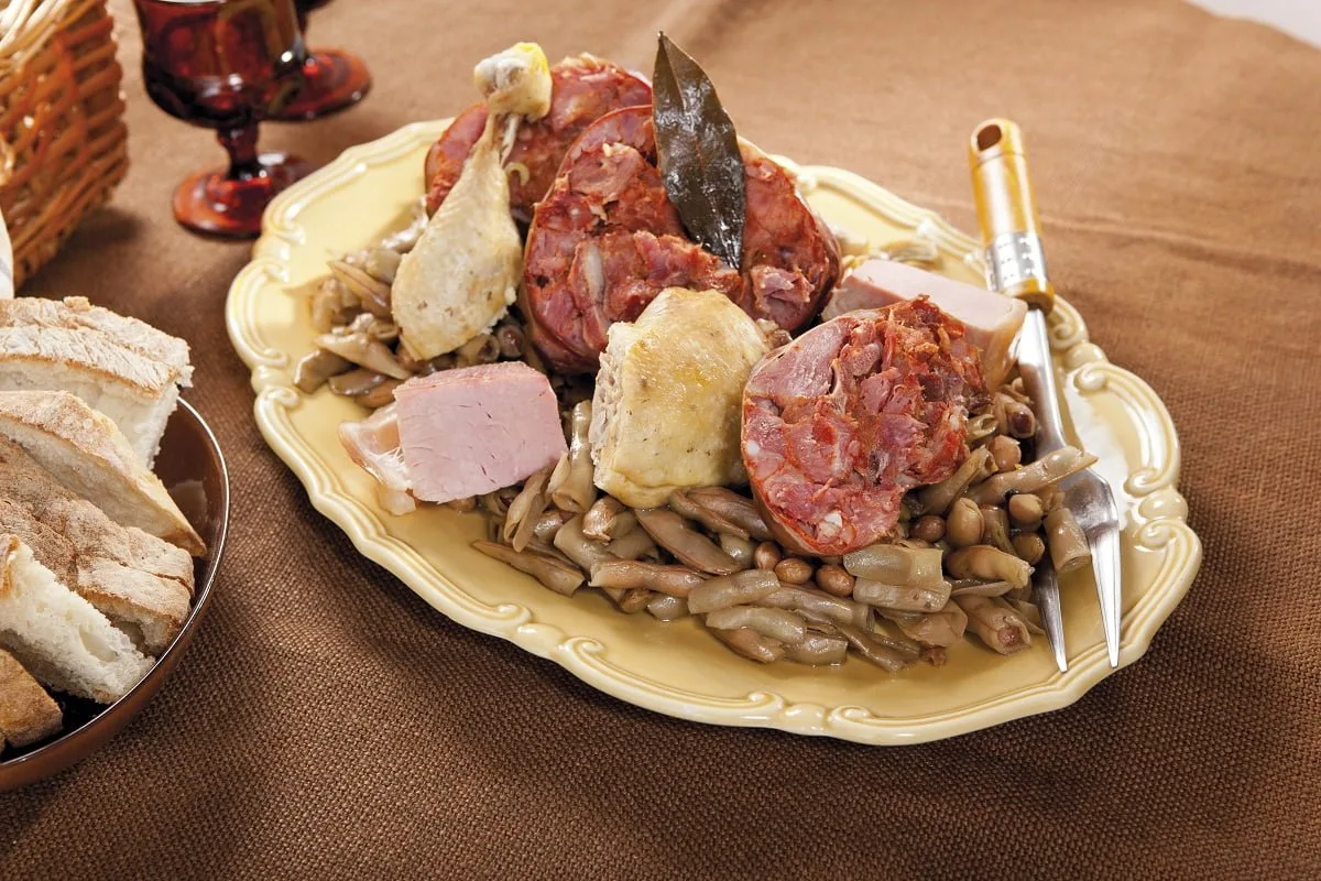 Bulho com cascas transmontanas