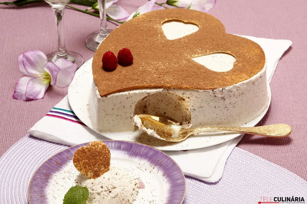 Coração cappuccino