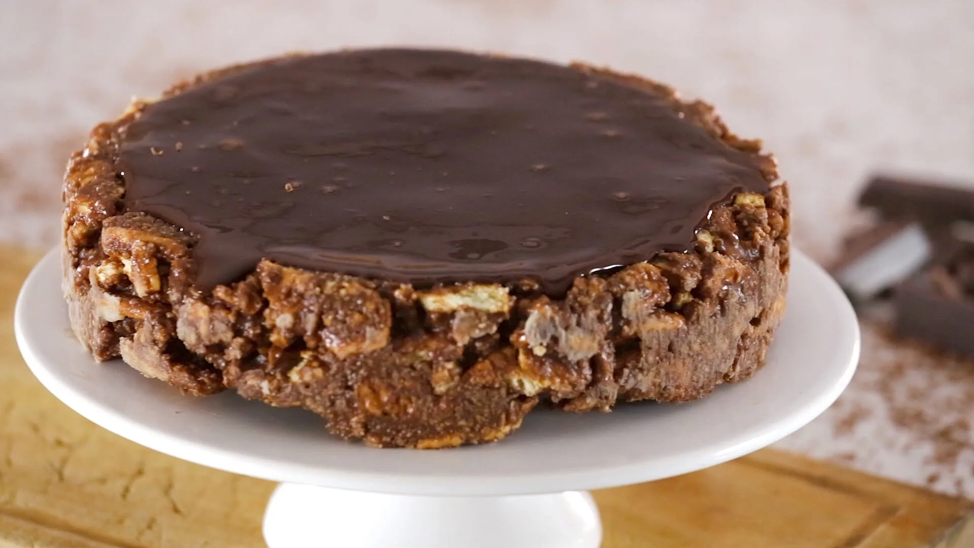 Salame de chocolate enformado