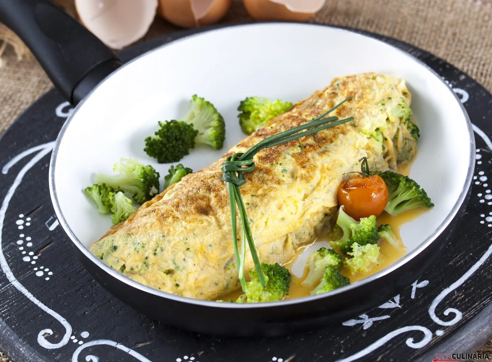 Omelete de brócolos