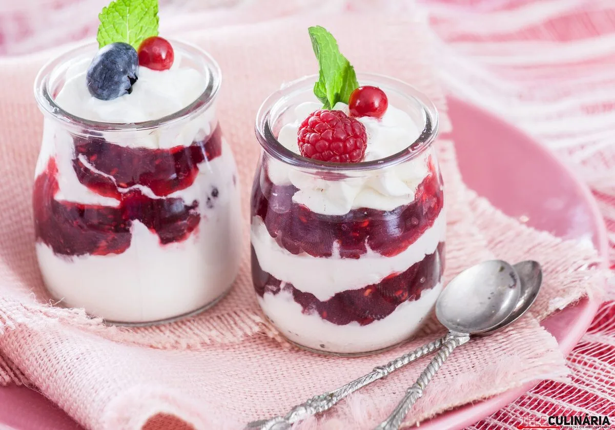 Doce de frutos vermelhos