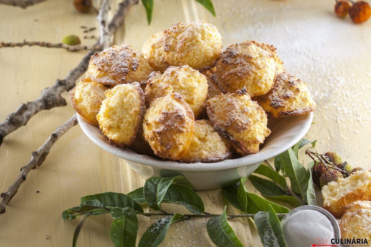 Receita rápida de bolinhos de coco