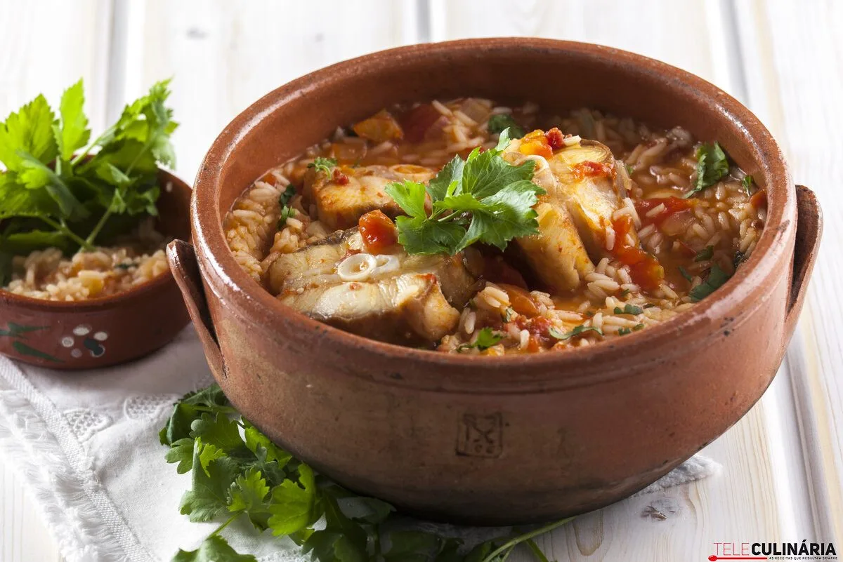 Receita de arroz de tamboril