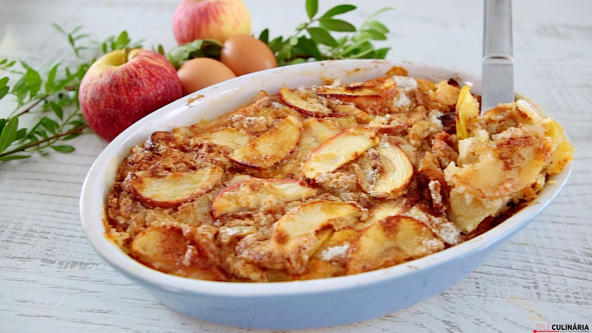 Doce de maçã de forno