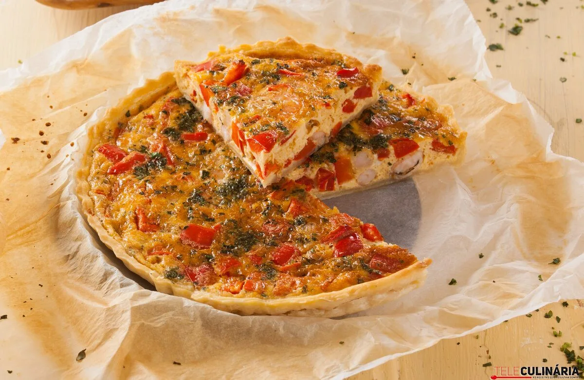 Quiche de camarão