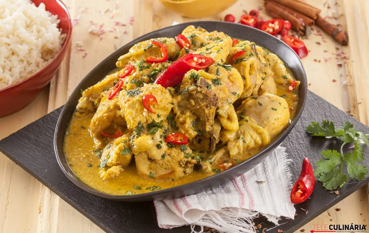 Receita de Caril de Frango