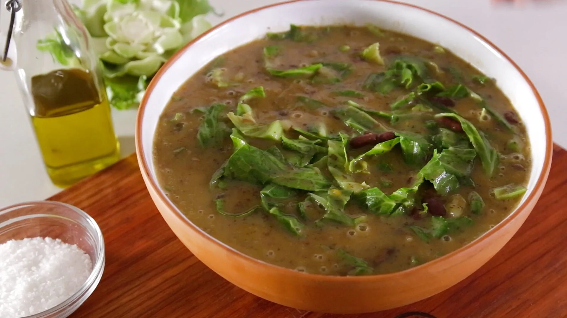 Sopa de feijão encarnado