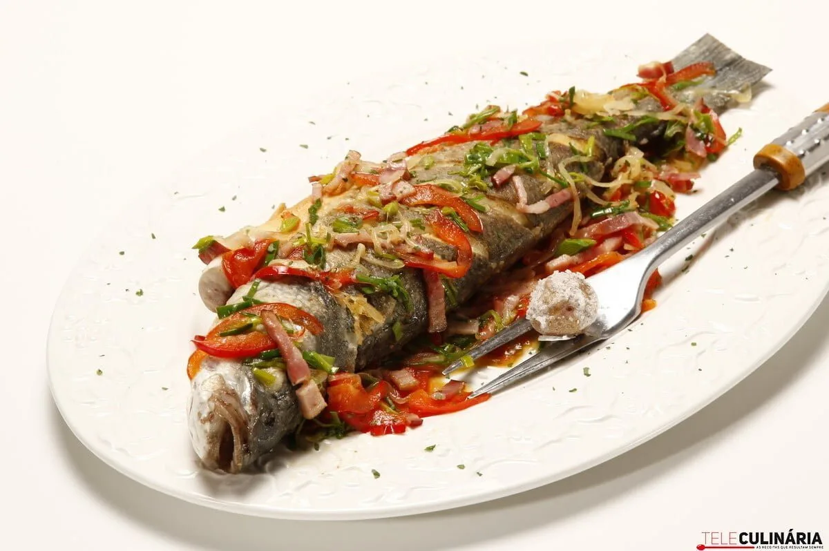 Robalo no forno