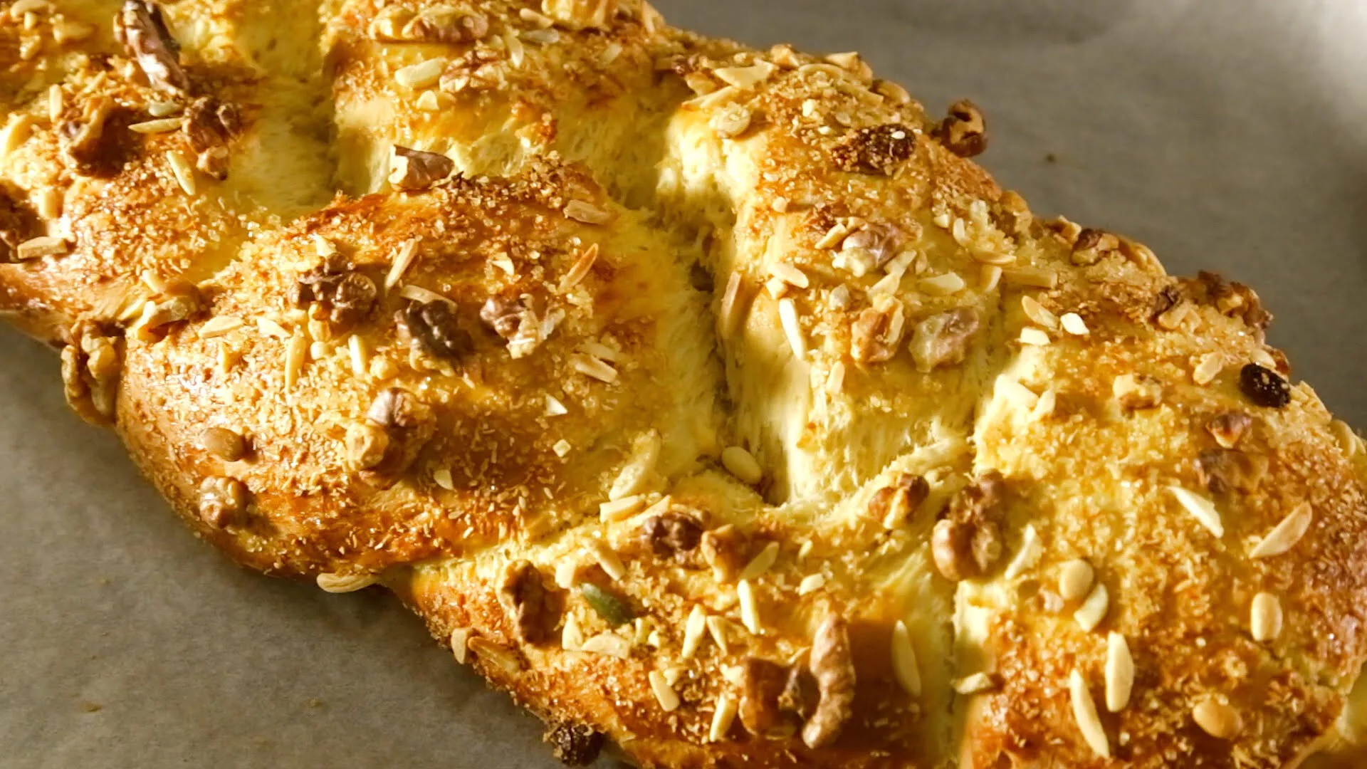 Trança de frutos secos