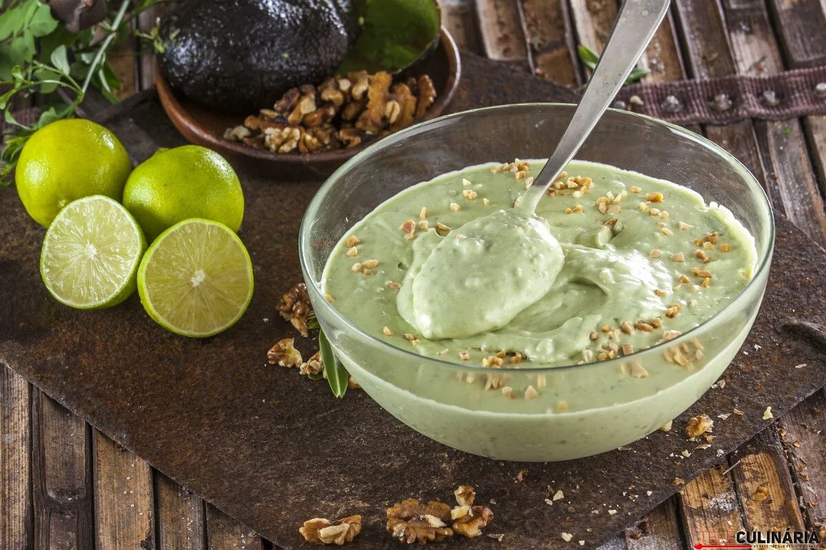 Receita de mousse de abacate