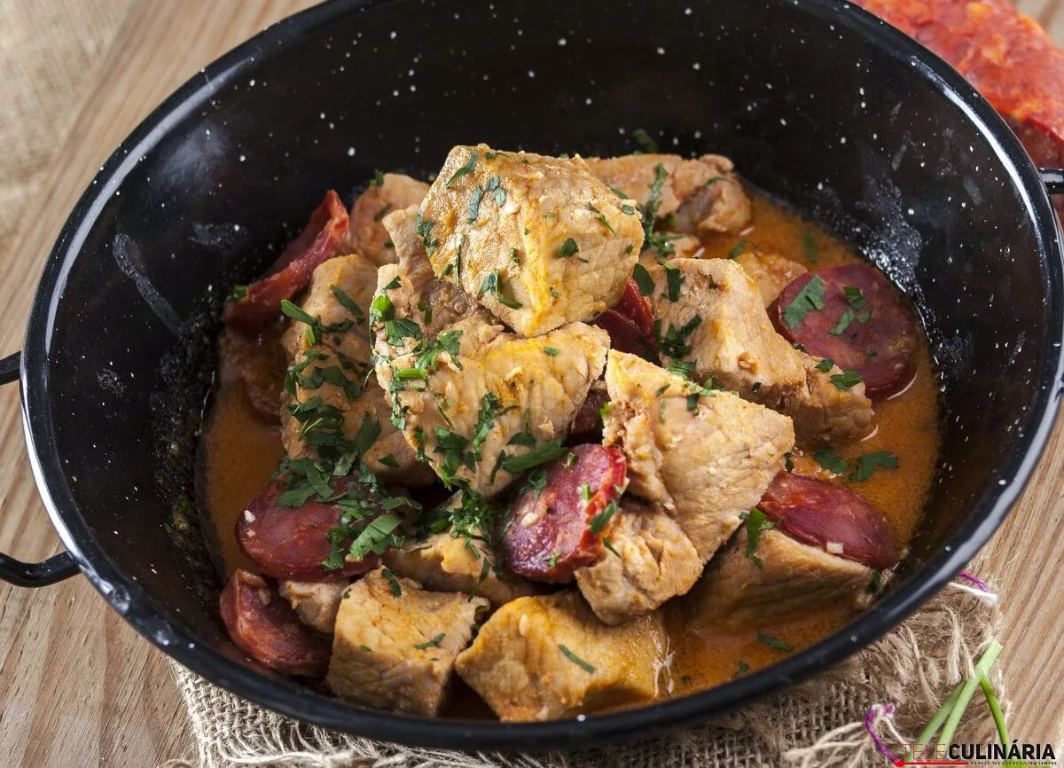 Rojões de porco à alentejana