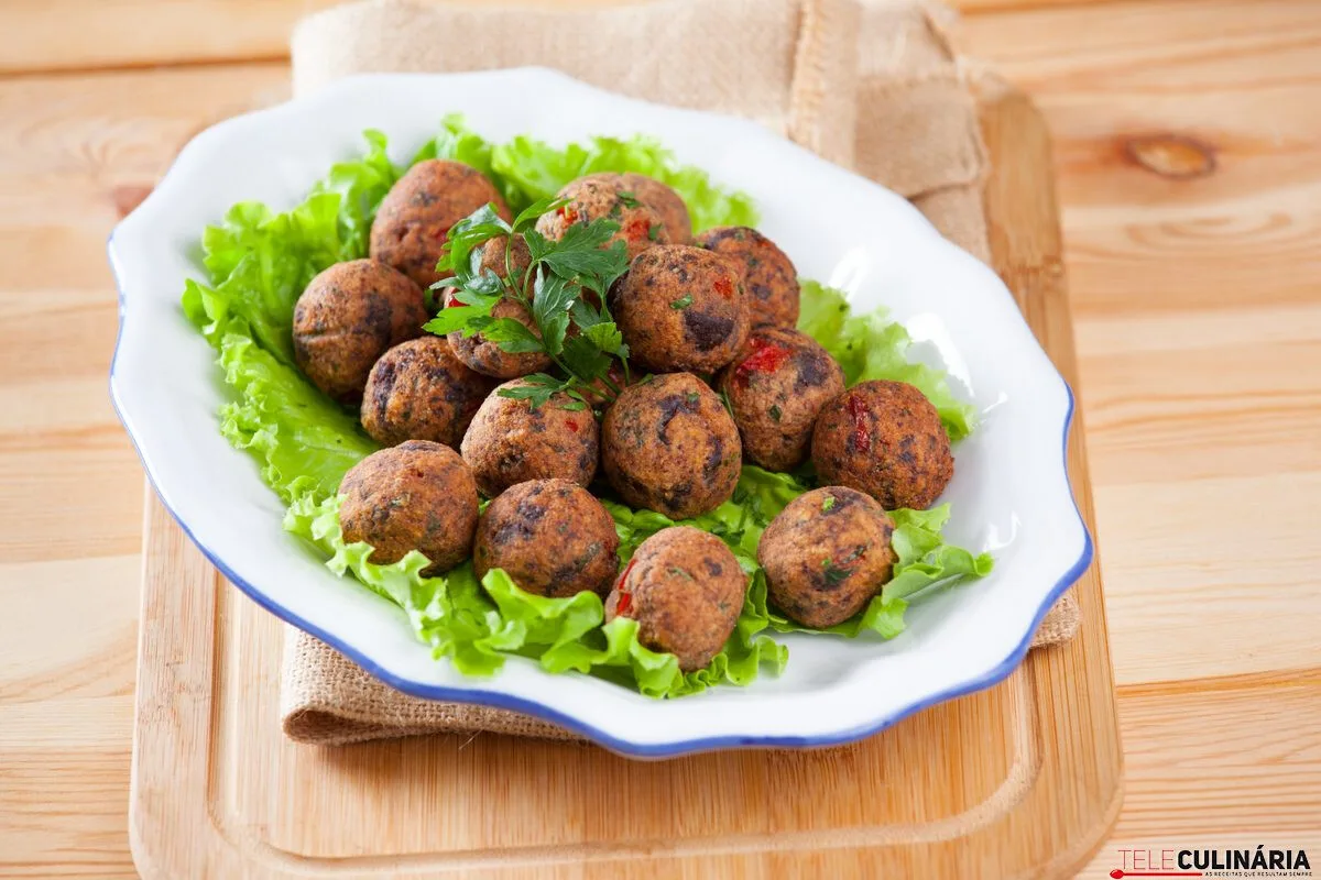 Bolinhas de morcela fritas
