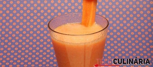 Batido de cenoura e laranja