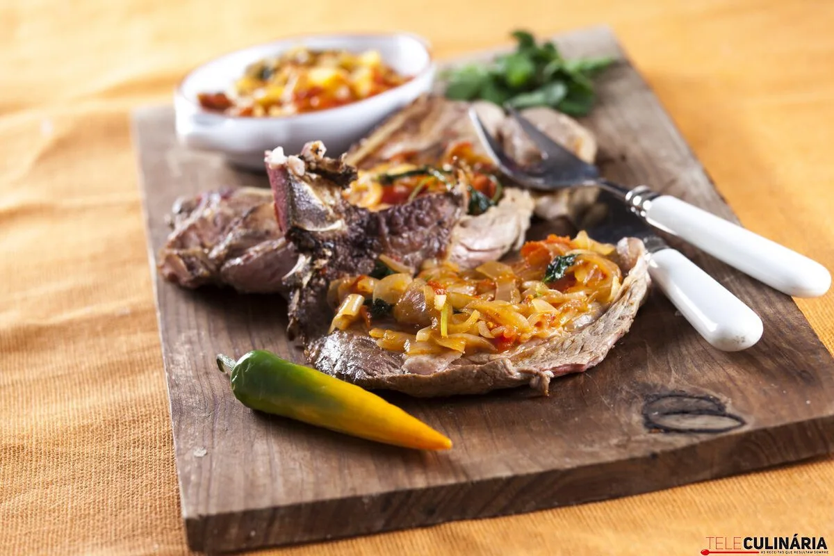 Costeletas de vitela de Portalegre