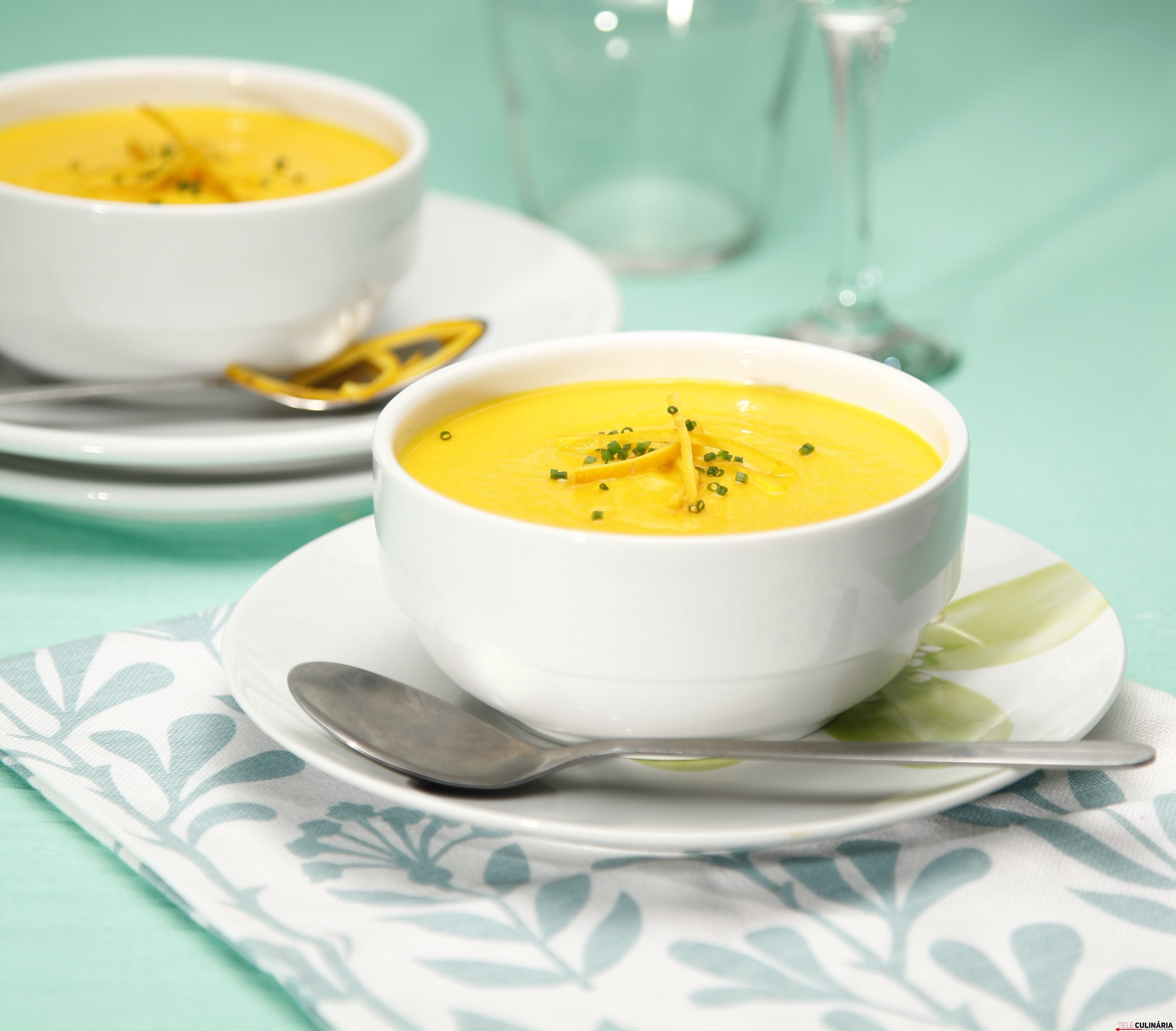 Creme de Cenoura com Laranjas