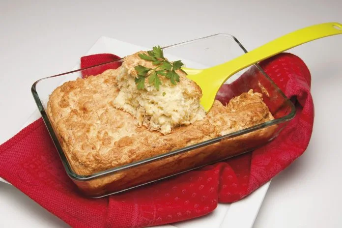 Receita de soufflé de bacalhau