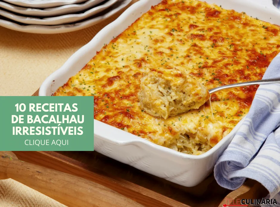 Receitas de bacalhau irresistíveis!
