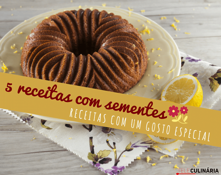 5 receitas com sementes