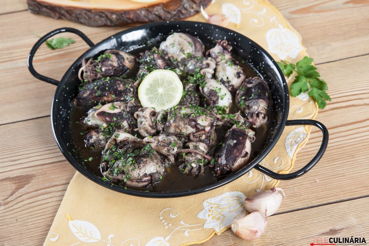 Choquinhos ao alhinho