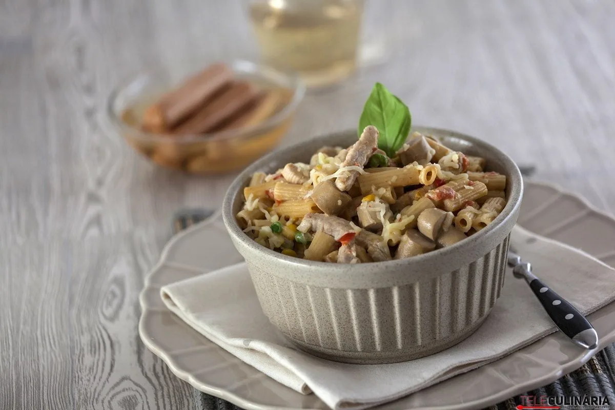 Macarrão de Peru a pressão