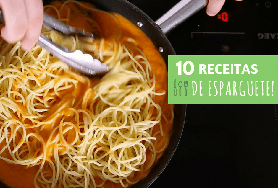10 receitas de esparguete