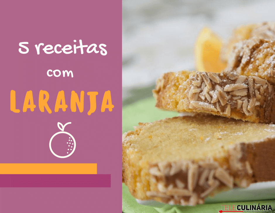 5 receitas com laranja