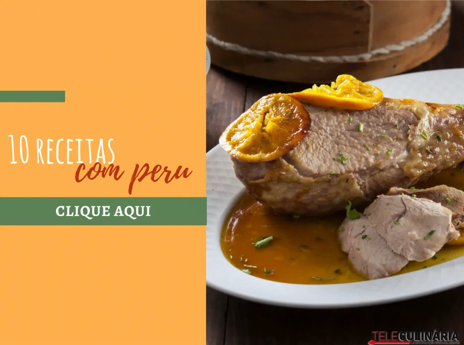 10 receitas com peru