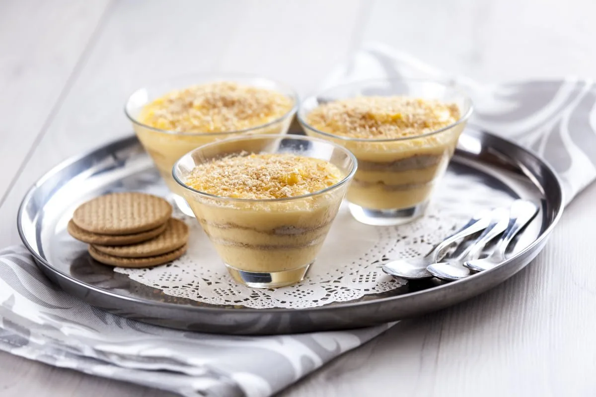 Delicia de Coco com Bolacha