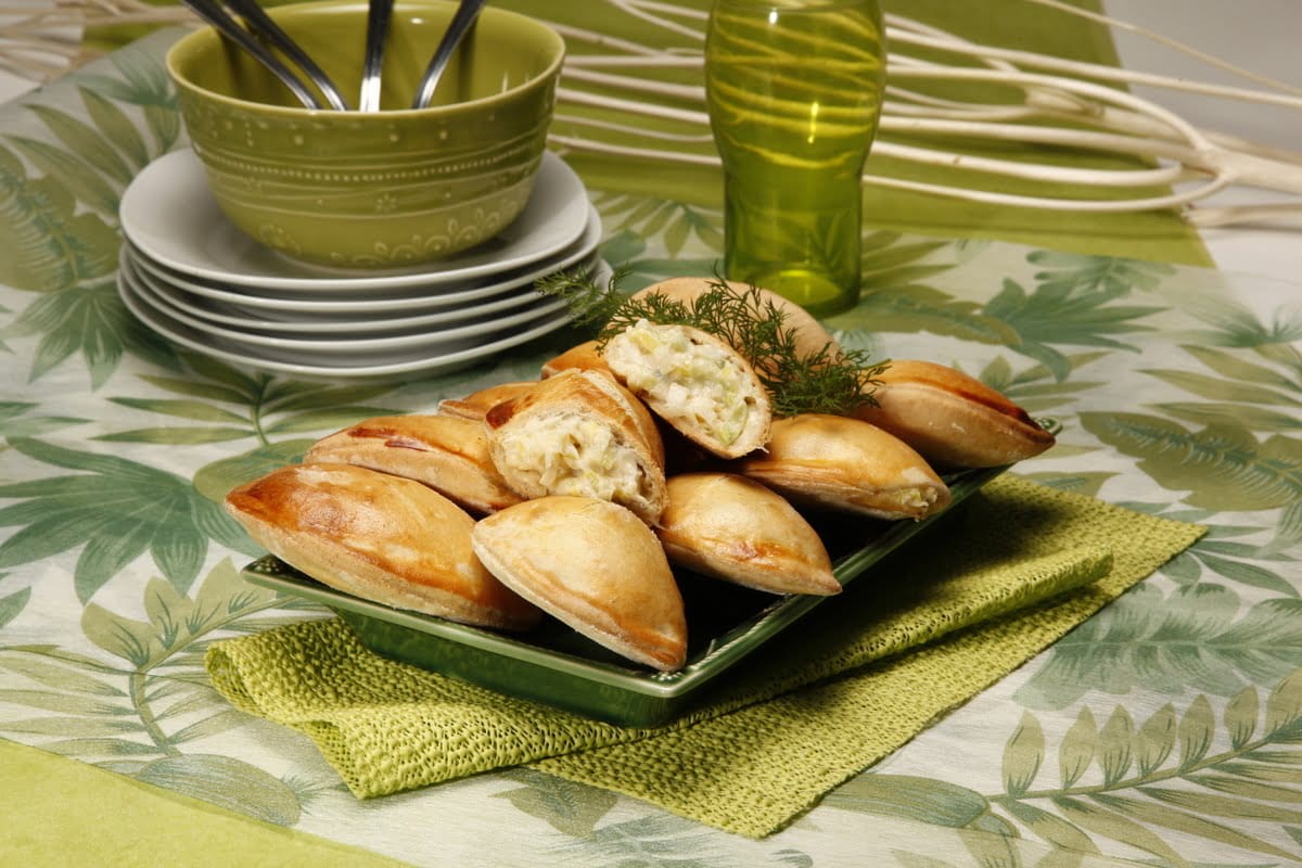 Pasteis de bacalhau no forno