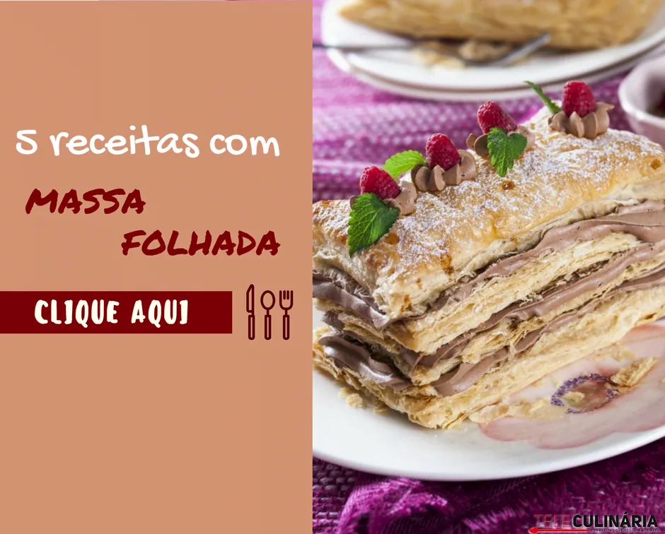 5 receitas com massa folhada