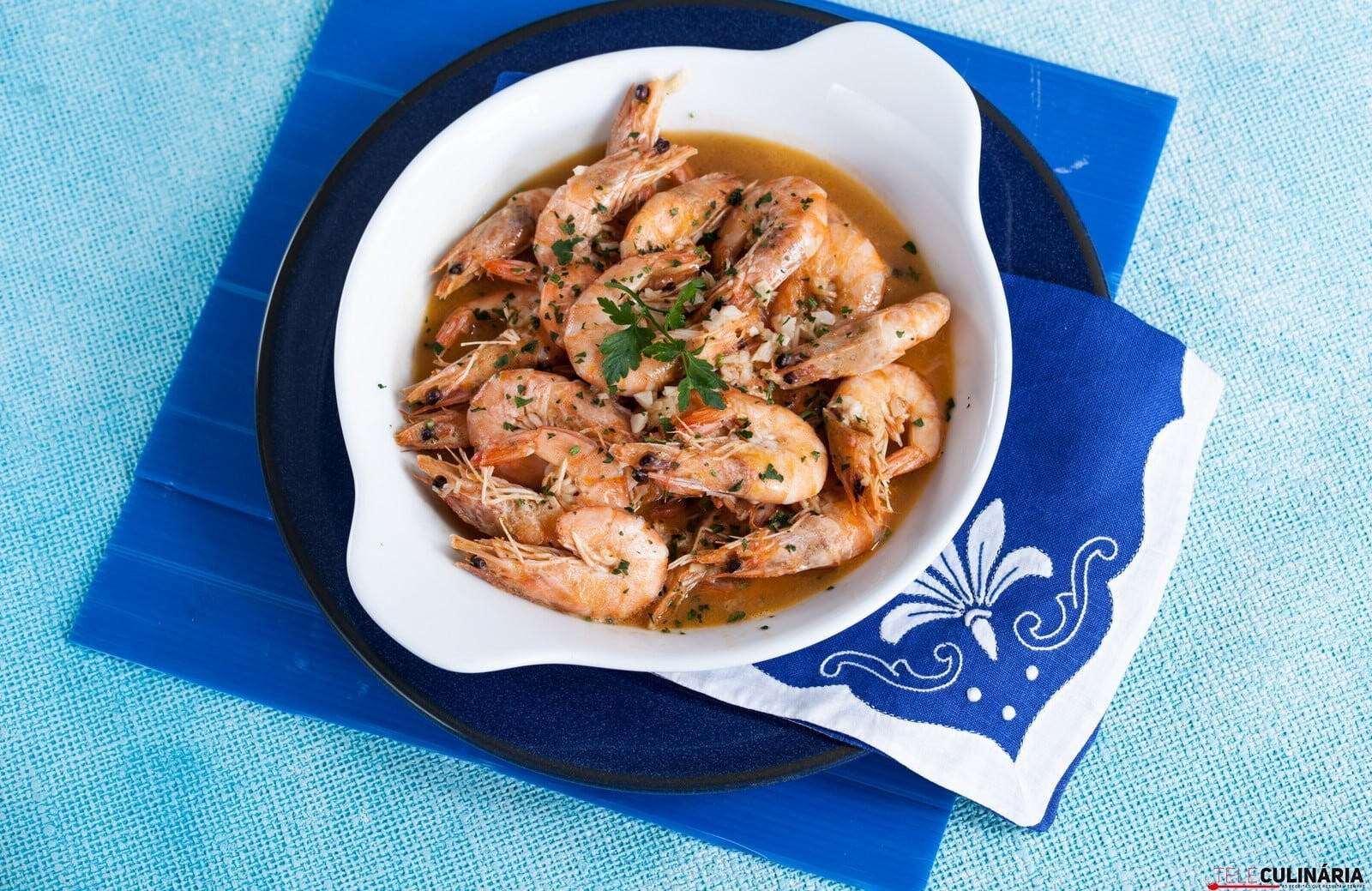 Camarão frito com cerveja