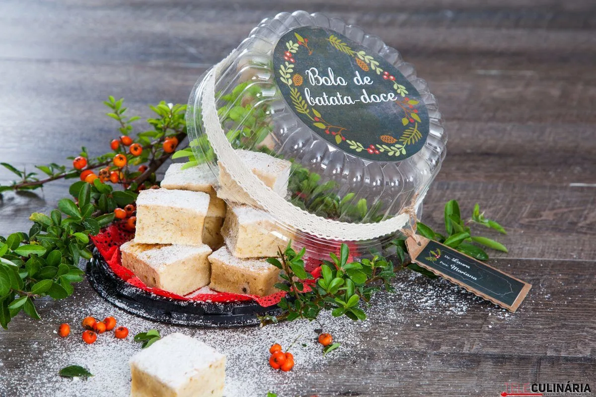 Bolo de batata-doce fácil